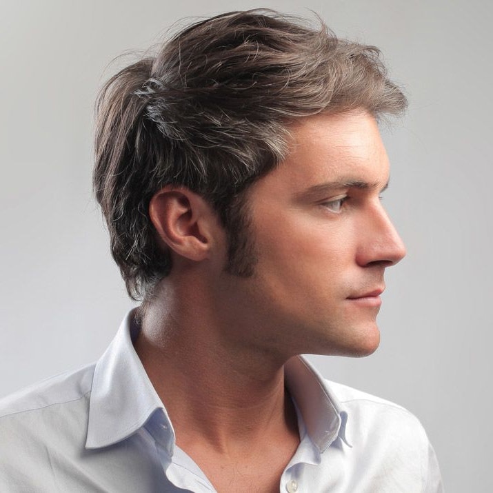 Man after a facelift