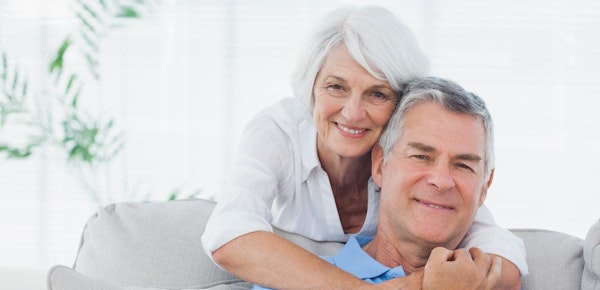 Smiling couple