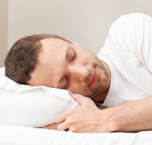 man sleeping