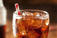 Soda with ice