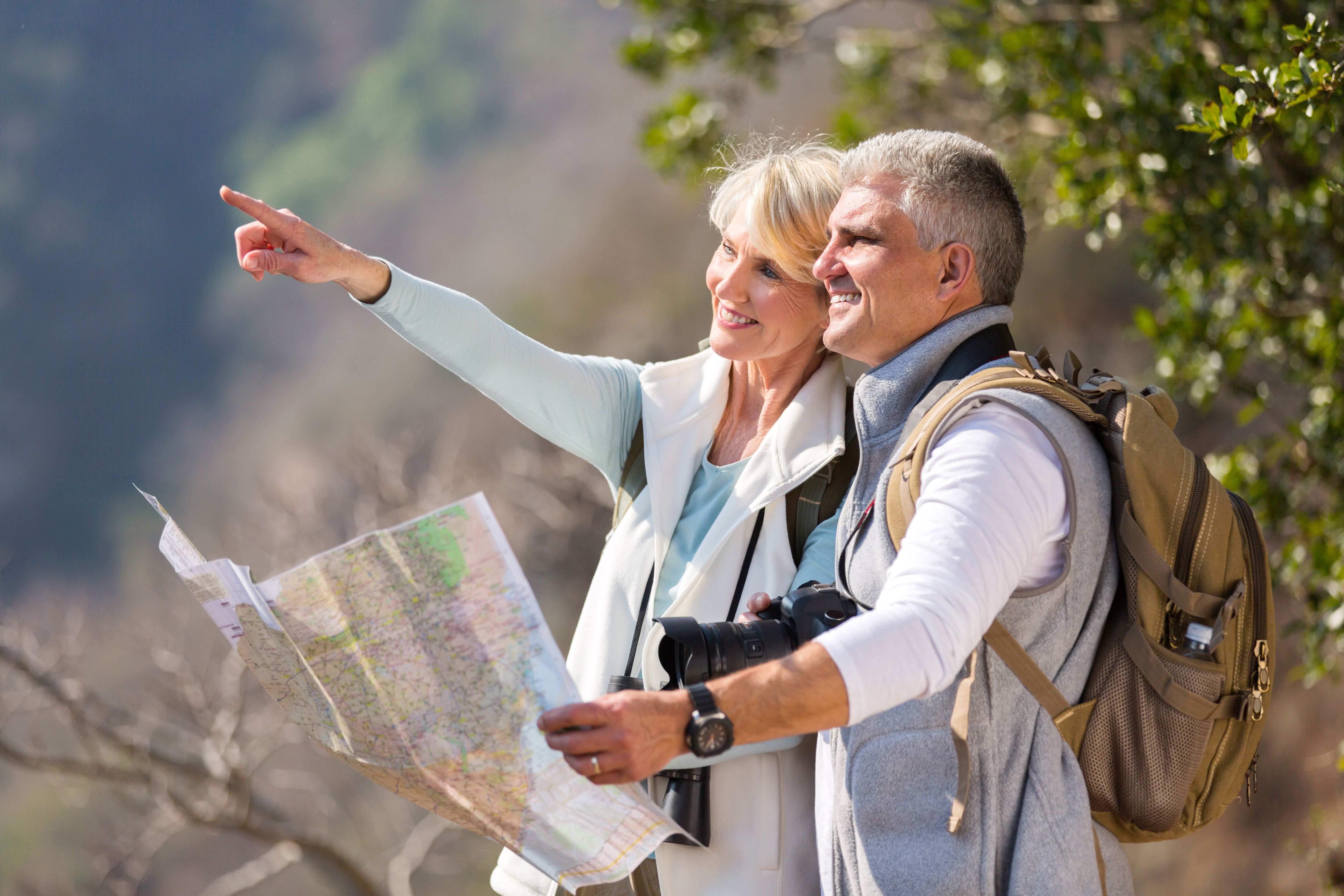 Hiking couple