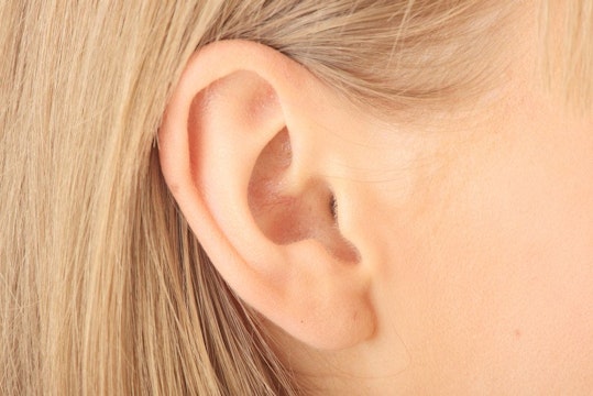 An up-close image of an ear