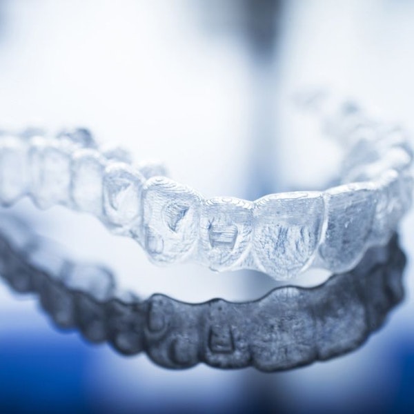 An Invisalign aligner