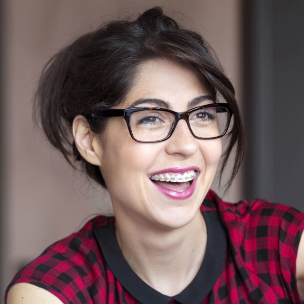 Woman with Braces Smiling