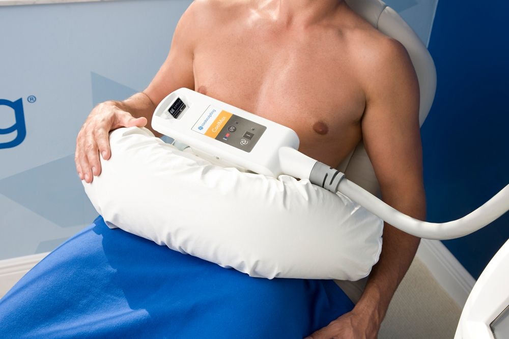 Coolsculpting® on patient's abdomen
