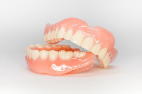 Top and bottom traditional dentures