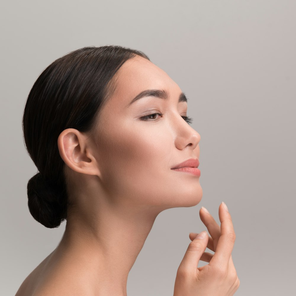 Woman with brow lift