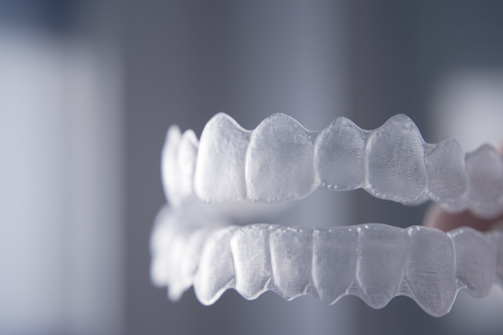 a top and bottom clear dental aligner