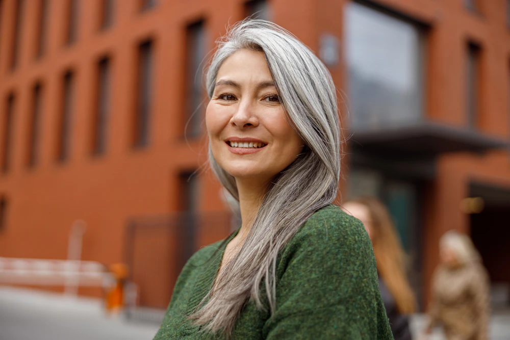 Smiling woman