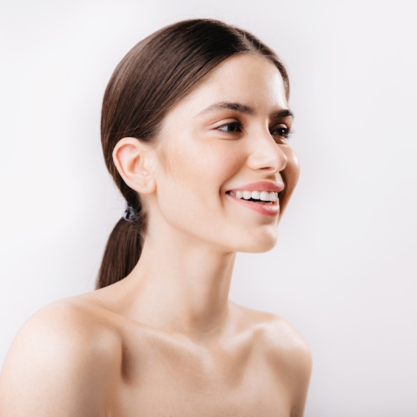 Woman with youthful skin