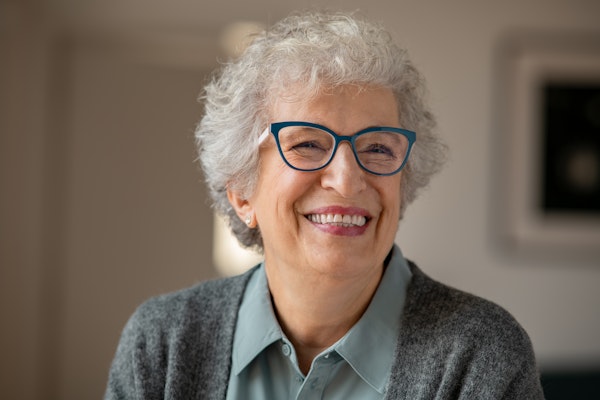 Smiling mature woman