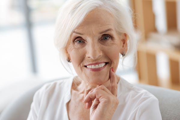 smiling mature woman
