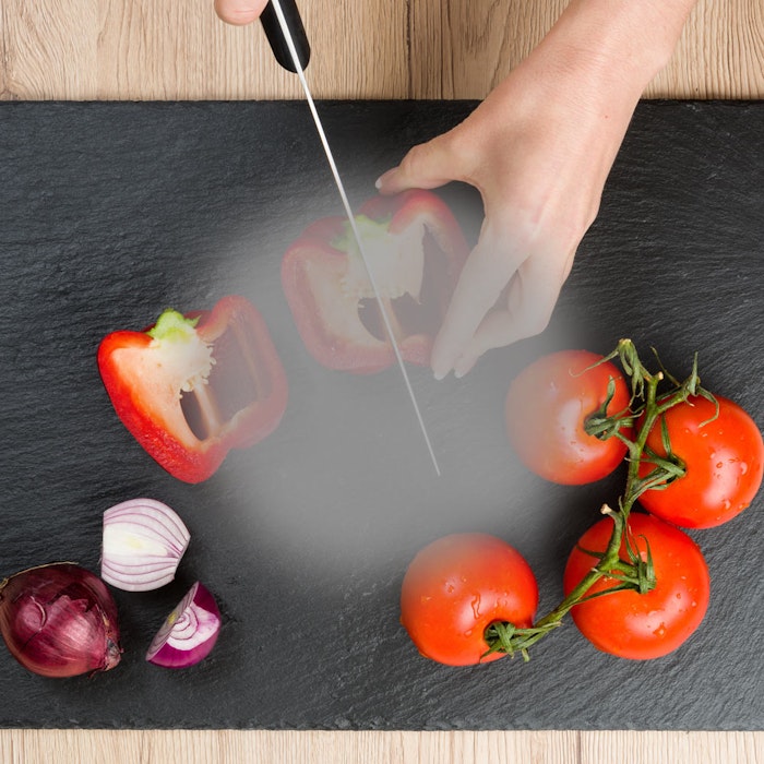 Point of view of a cataract patient, with cloudy vision