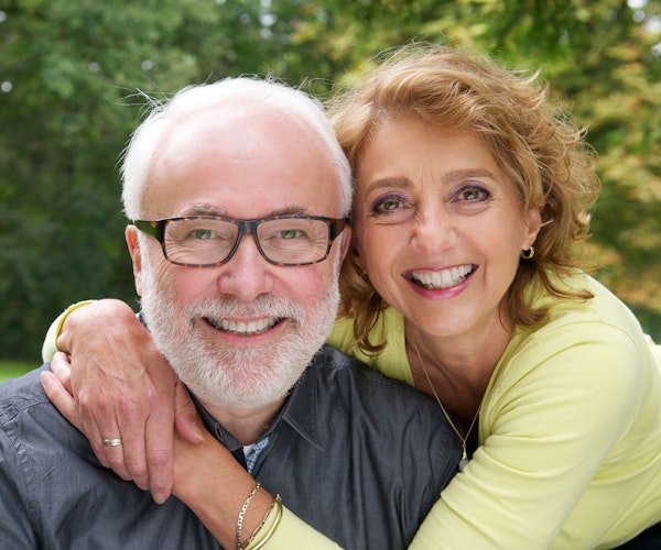 Smiling couple