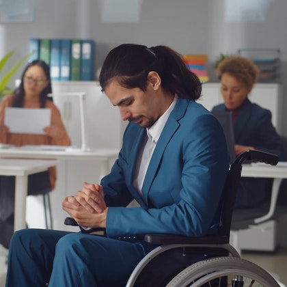 Person in wheelchair