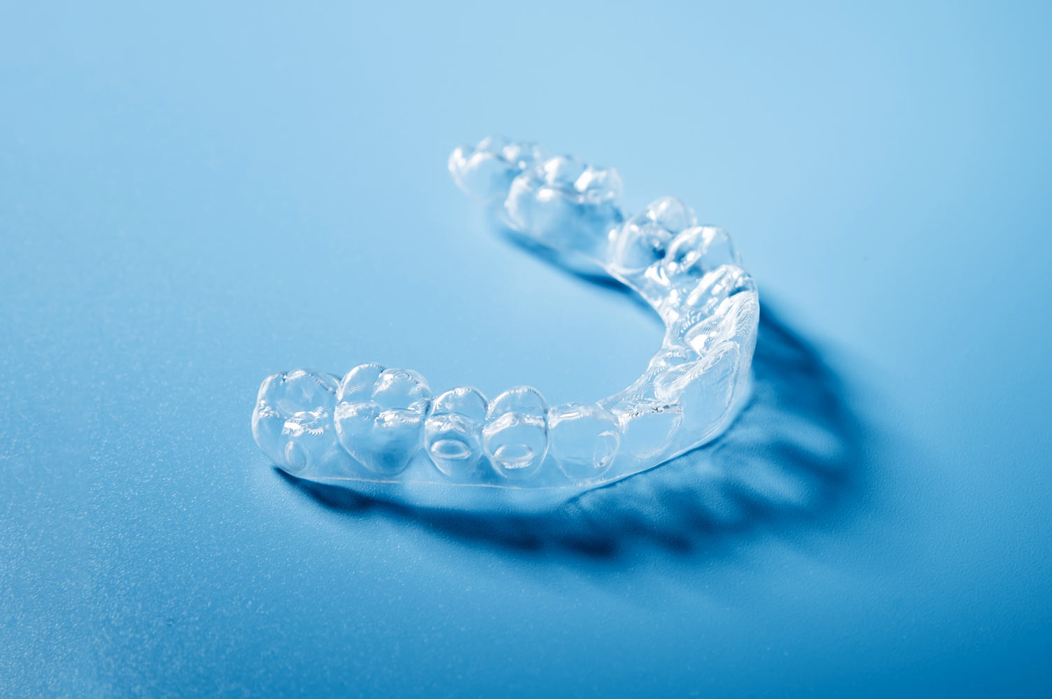 An Invisalign tray