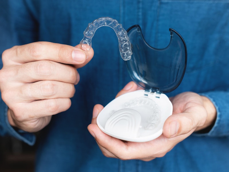 Invisalign tray and case