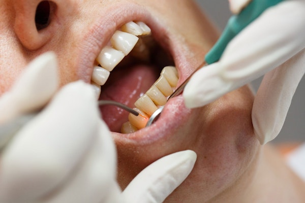Dental lasers on dental patient