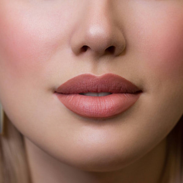 Lower face that had injectables