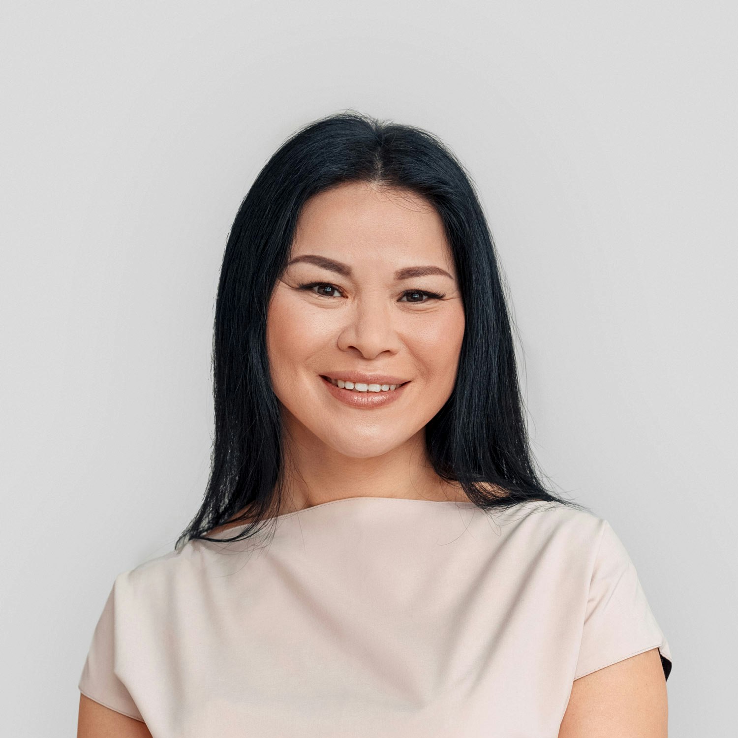 Smiling mature woman