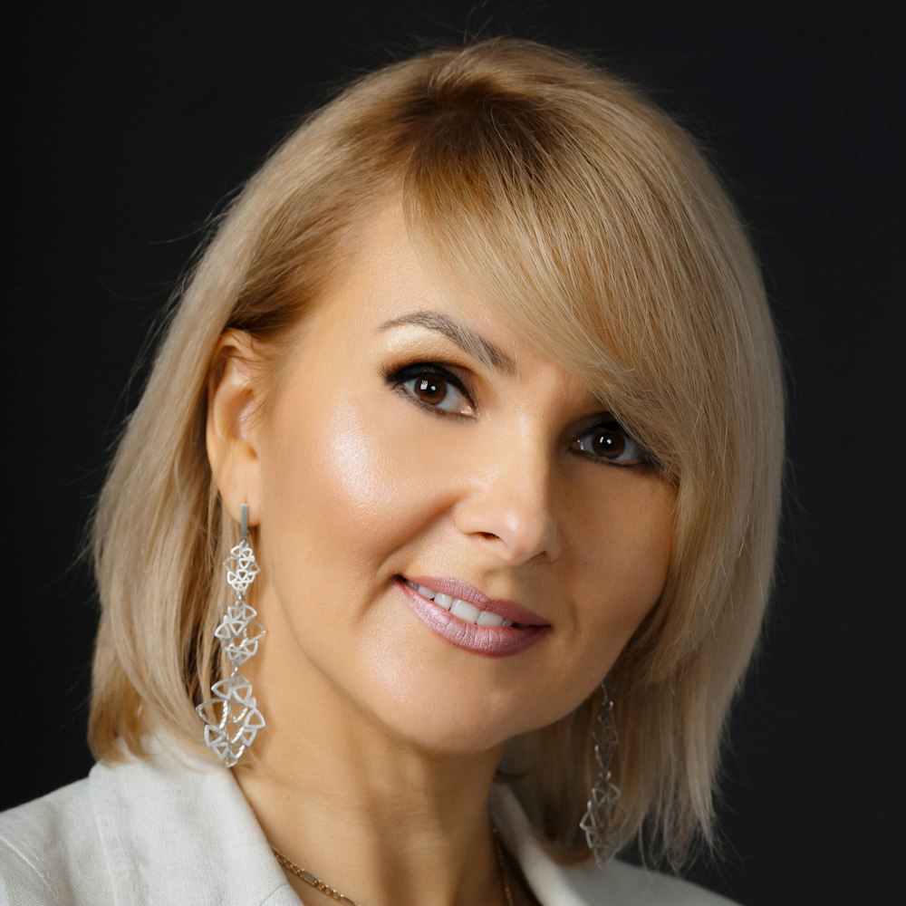 Mature woman smiling