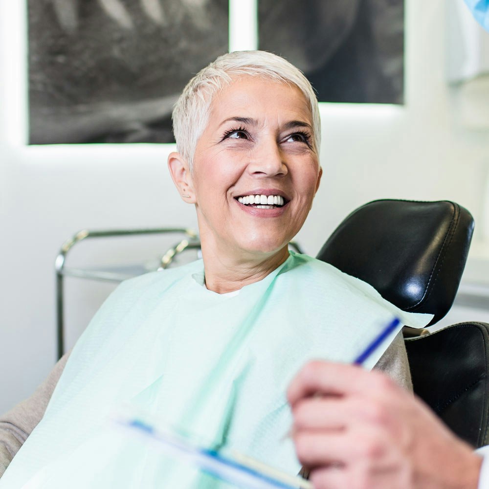 Patient Talking to Dentist