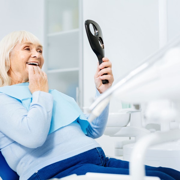 woman in dentist's chair
