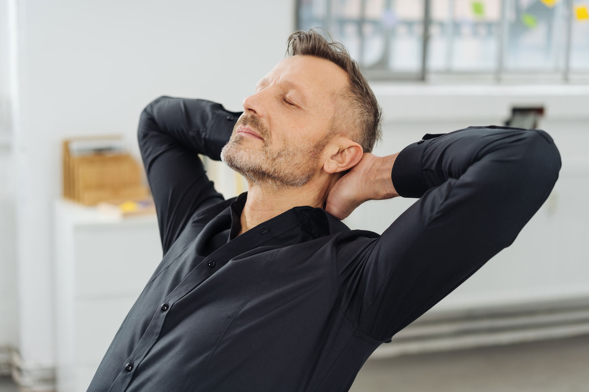 Relaxed man