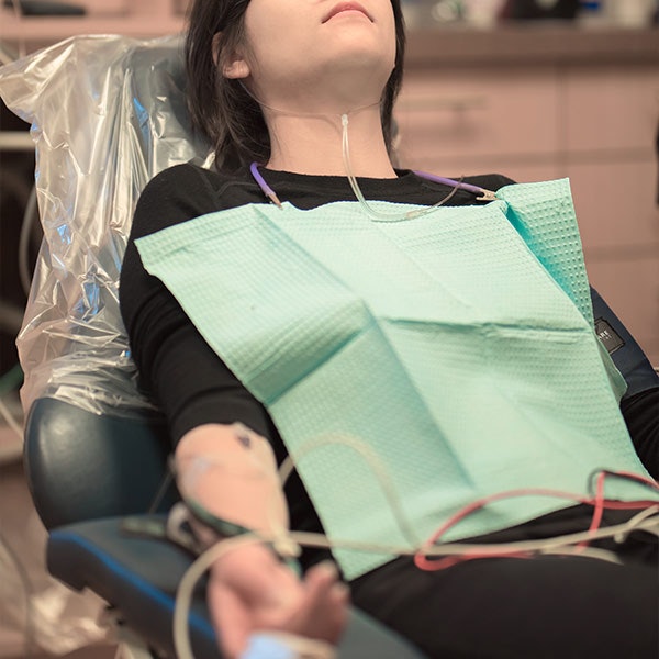 Person under IV Sedation