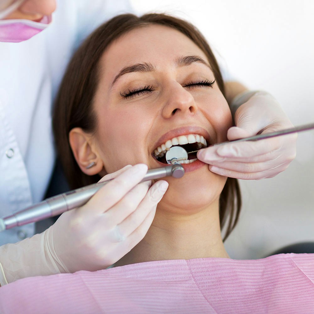 Woman under sedation