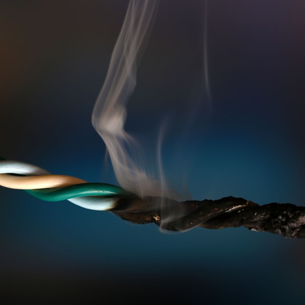 Faulty wires exposed