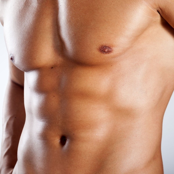Man's torso after liposuction