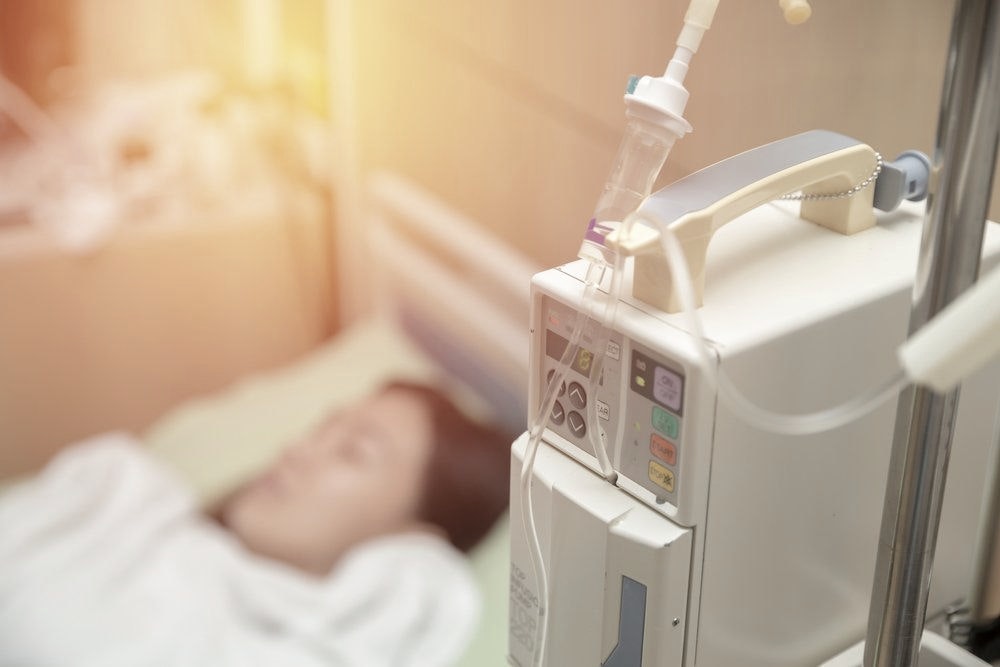 Person in the hospital