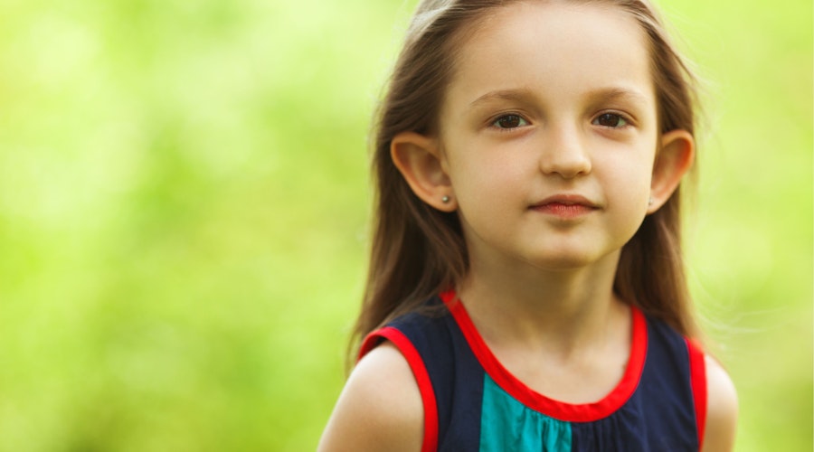 child with protruding ears