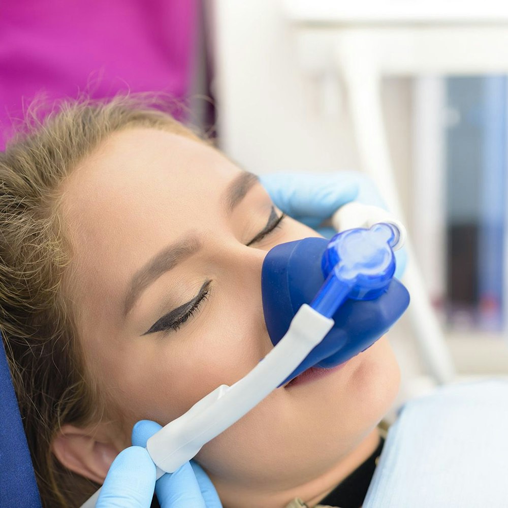 Sedated patient using Nitrous Oxide