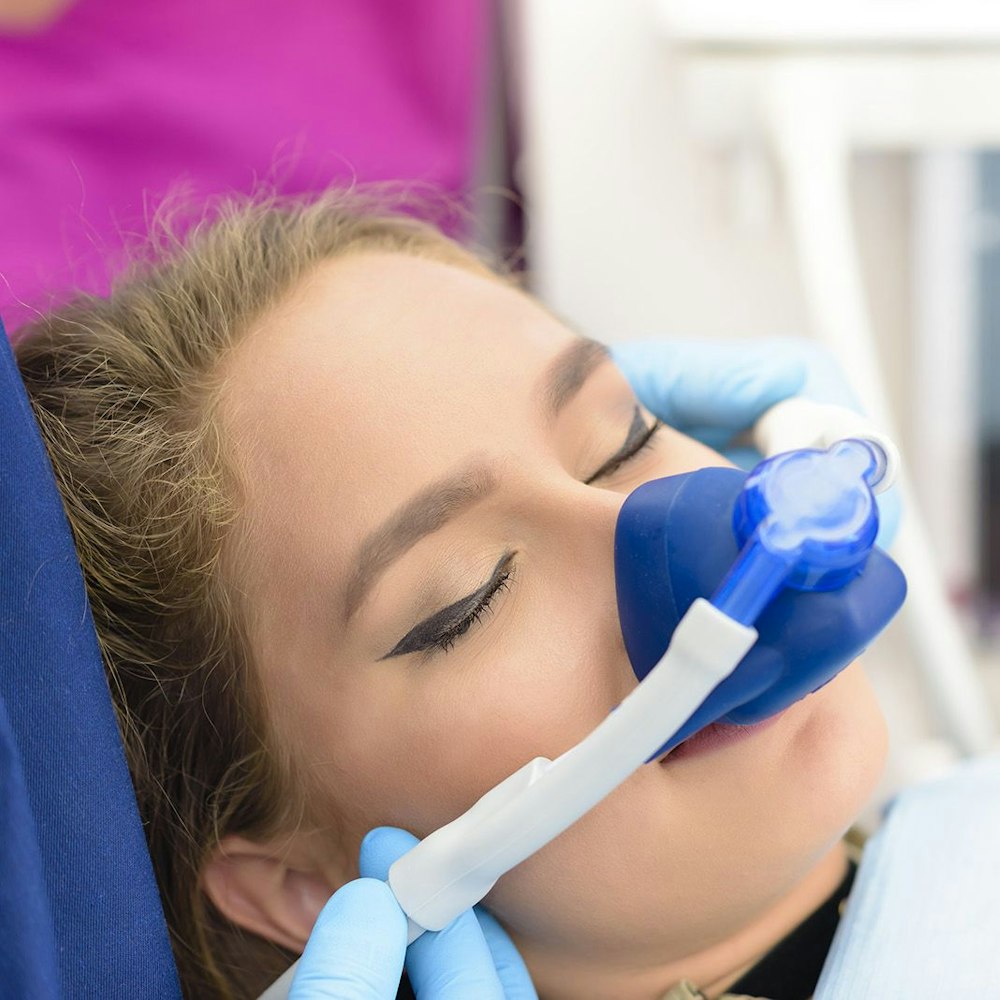 Patient with nitrous oxide