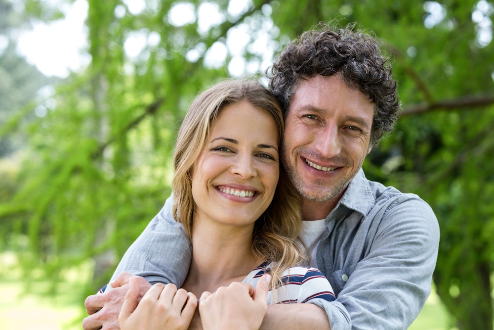 Smiling couple