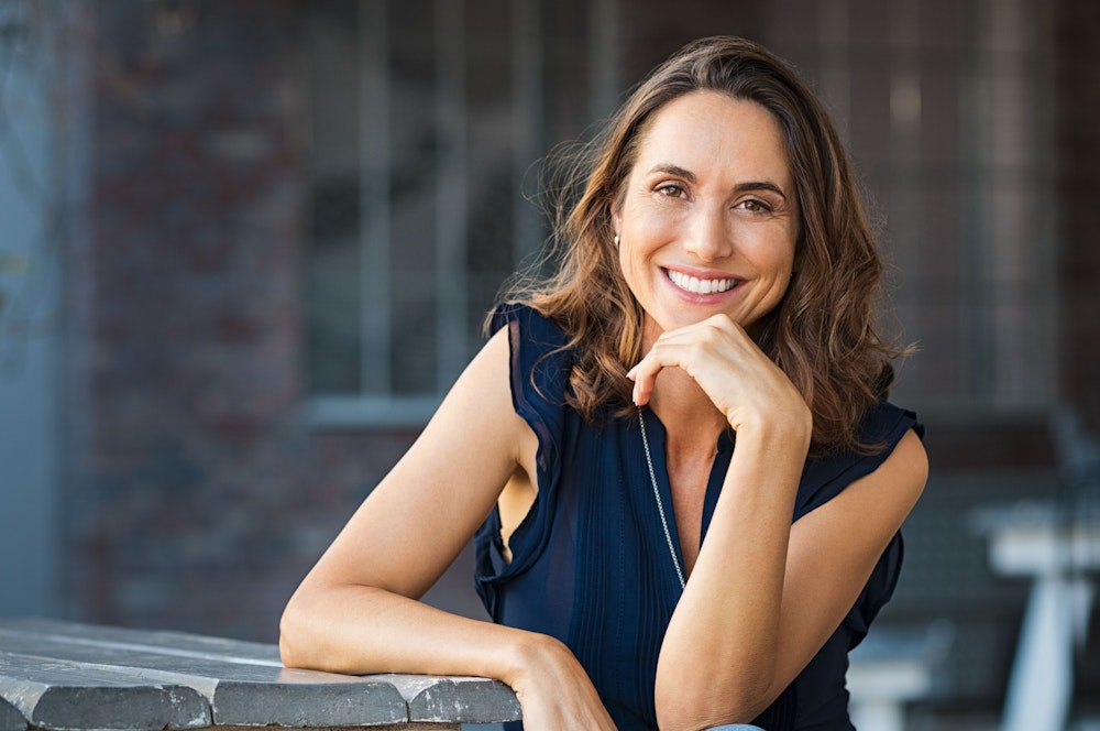 Smiling woman