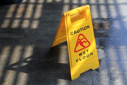 wet floor sign