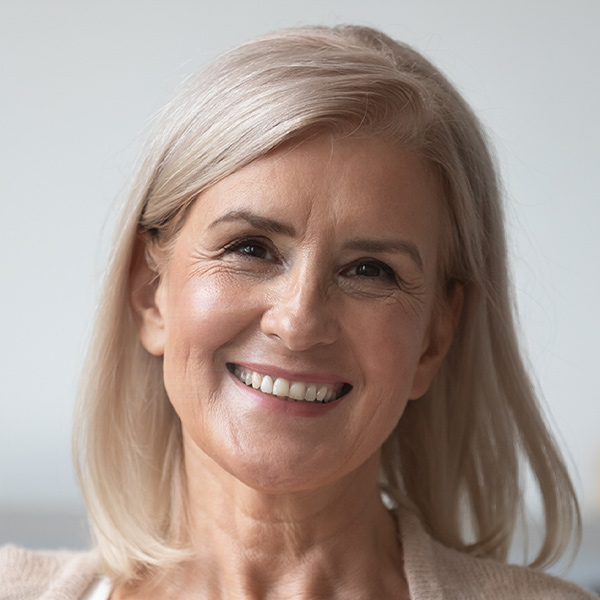 Smiling older woman