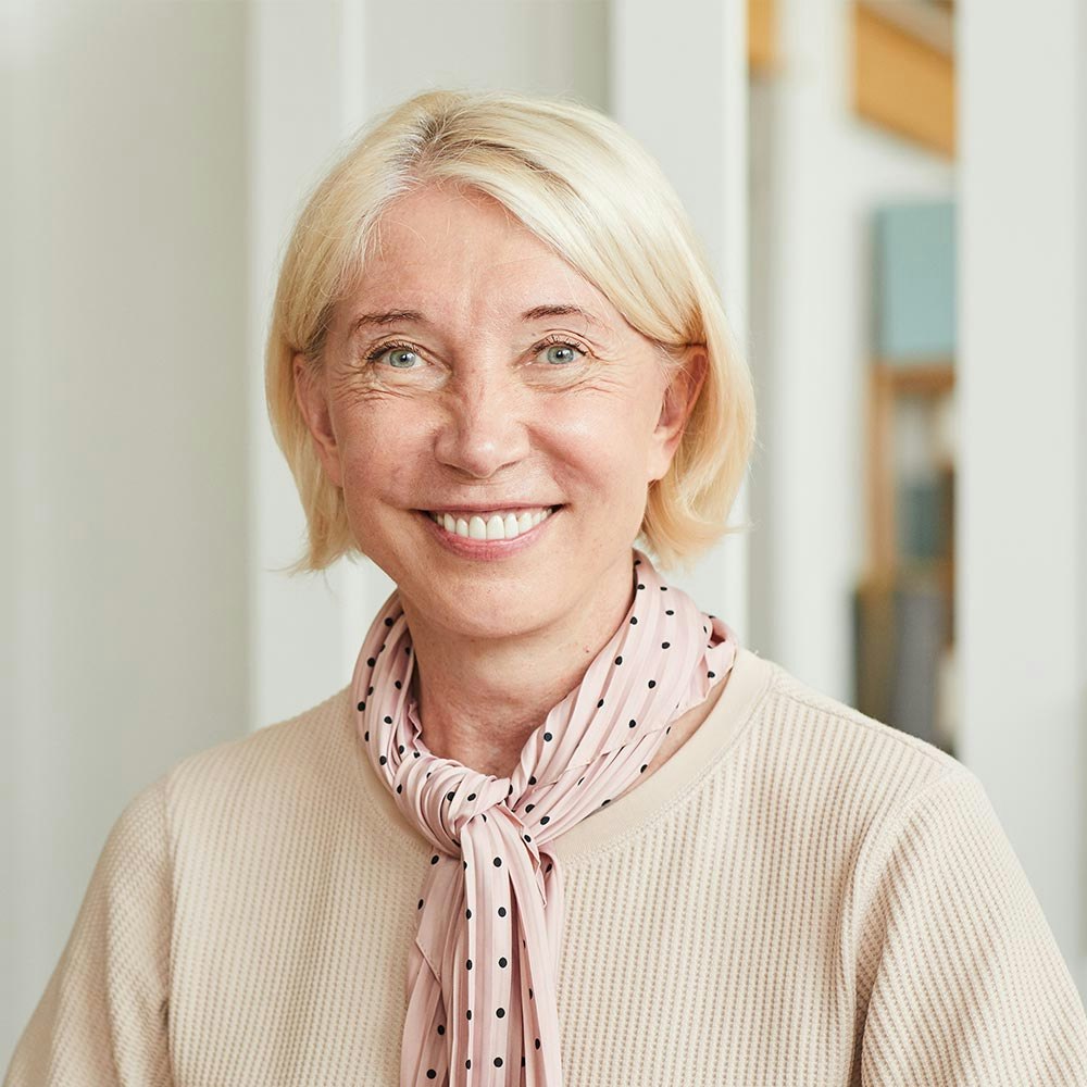 Smiling mature woman