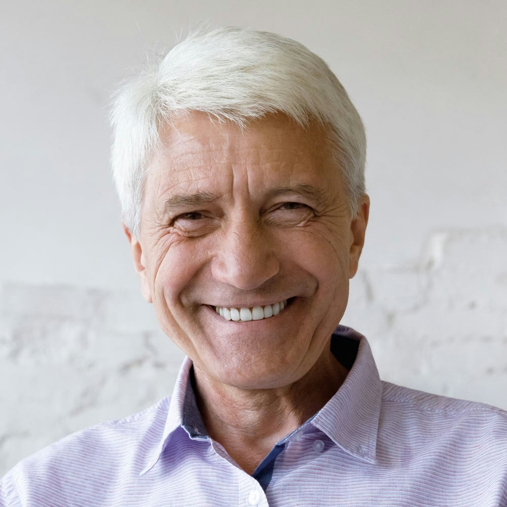 Smiling mature man