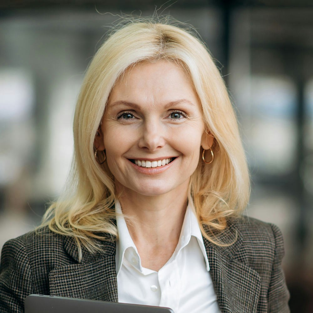 Smiling business woman