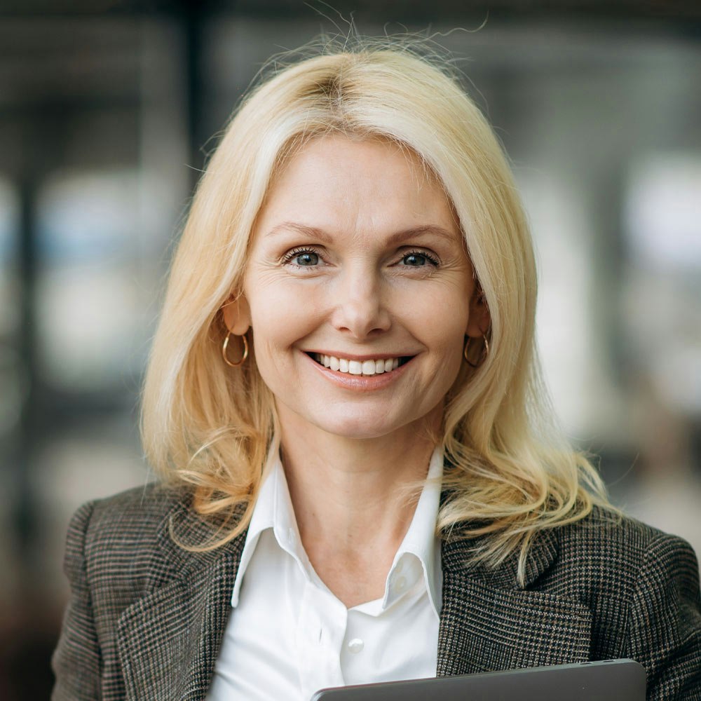 Smiling business woman