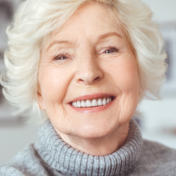 Smiling mature woman