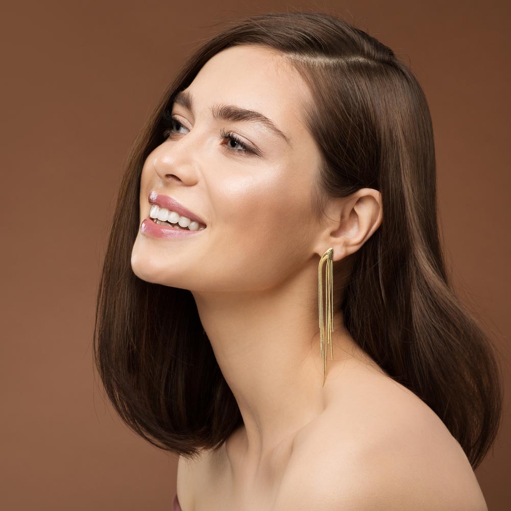 Beautiful woman smiling