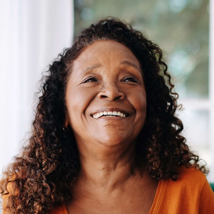 Smiling mature woman