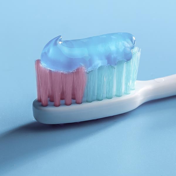 Toothbrush with toothpaste