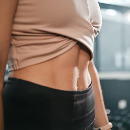Woman's tummy tuck