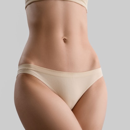 Close up of woman's abdomen